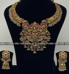 Kante Indian Jewellery, Kanti Necklace Designs, Kante Gold Necklaces, Beeds Jewelery, Mango Haram, Affordable Engagement Rings