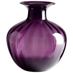 Cyan - 05348 - Vase - Alessandra - Purple Cyan Lighting, Purple Vase, Instyle Decor, Purple Home Decor, Contemporary Vases, Purple Decor, Vases For Sale, Purple Home, Purple Love