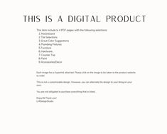 this is a digital product description page with the text'this is a digital product '