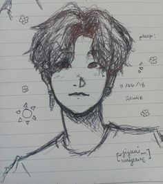 Straykids Drawings, 얼굴 드로잉, Indie Drawings, Korean Guys, Hand Art Drawing, Art Tutorials Drawing