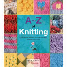 the cover of a book with many different knits and crochets on it