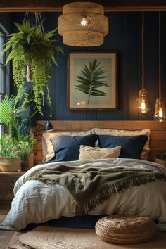 19 Best Earthy Modern Bedroom Ideas for a Cozy Retreat 43 Area Rugs Bedroom, Earthy Modern, Earthy Bedroom, Stil Boho, Bedroom Refresh, Bedroom Green, Blue Bedroom, Remodel Bedroom, Bedroom Themes