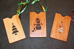 Gift Card Holders by Jim woodworking community Woodworking Christmas Gifts, Gift Card Ideas, Christmas Gift Card Holders, Gift Card Holders, Christmas Gift Card, Wood Worker, Wood Gifts, Wooden Gifts, Christmas Wood