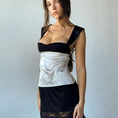 Cropped Vest Top, Patchwork Tank Top, Silk Camisole Top, French Street, Vest Crop Top, Loose Top, Cropped Vest, Square Neck Top, Cami Crop Top