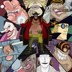 the many faces of person from one piece