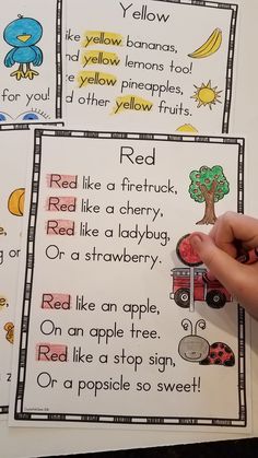 three worksheets with pictures of different animals and words on them, including an apple tree