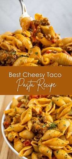 the best cheesy taco pasta recipe