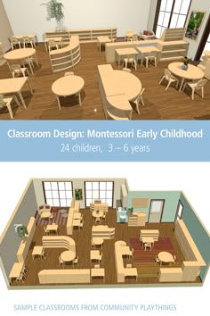 the classroom design montessor early childhood