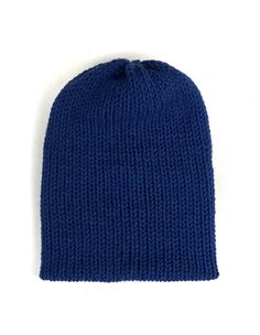 This is a double layer reversible knit beanie. It measures 9" total length and is very fitted but will stretch out quite a bit when worn. Can be worn with or without a pom. The pom is attached using a button so it can be easily removed for washing. The hat can be machine washed and dried. Made from 100% Acrylic yarn and a faux fur pom and leather tag attached with a Chicago screw.One sizes fits most teen/adult females. Blue Warm Beanie One Size, Warm Blue Beanie One Size, Blue Knit Winter Hat, Blue Warm Hat One Size, Blue Winter Beanie, Blue Beanie For Winter, Blue Warm Hat, One Size Fits All, Warm Blue Hat, One Size, Blue Knit Hat One Size Fits Most