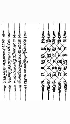 two different types of electrical wires with numbers and symbols on the same line, one in black and white