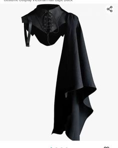 Gothic Shawl, Prom Suits For Women, Masquerade Anime, Suits For Women Prom, Half Cape, Gothic Knight, Medieval Cape, Villain Clothing, Medieval Steampunk