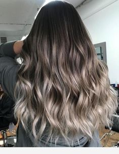 Ash Brown Hair Ombre, Balayage Black Roots, Smoky Balayage, Ash Brunette Hair Balayage, Growing Hair, Brown Hair Shades, Bronde Hair, Ombre Hair Blonde, Ash Blonde Hair