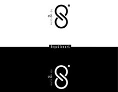 the letter s is made up of two letters, and it has a black background