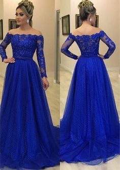 Royal Blue Sheath Lace Long Sleeve Mother of the Bride /Groom Dresses Evening Formal Dress sold by Wedding store. Shop more products from Wedding store on Storenvy, the home of independent small businesses all over the world. Blue Wedding Dress Royal, Bride Groom Dresses, Cheap Bridesmaid Dresses Online, Royal Blue Bridesmaid Dresses, Lace Dress Styles, Cocktail Outfit, Mother Of Groom Dresses, Groom Dresses, Wedding Store