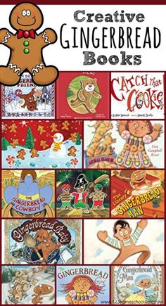 the gingerbread book is shown in this image