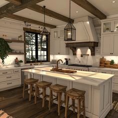 30+ Bloxburg Kitchens to Sparkle Creativity House Design Interior Bloxburg, Bloxburg Kitchen Island Ideas, Vintage Bloxburg Kitchen Ideas, Bloxburg Cottage Kitchen, Bloxburg Builds Ideas Layout, Bloxburg House Kitchen Ideas, Farmhouse Kitchen Bloxburg, Bloxburg Farmhouse Kitchen