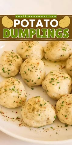 Don't miss out on these authentic German potato dumplings! They're an easy potato dish for any meal. Hearty and favorite, they will become one of your favorite potato side recipes! How To Make Potato Dumplings, Potato Side Recipes, Potato Dumplings German, German Potato Recipes, Potato Dumplings Recipe, German Potato Dumplings, Potato Dishes Easy, Potato Dumpling Recipe, Potato Dumpling