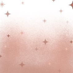 a pink background with silver stars on it