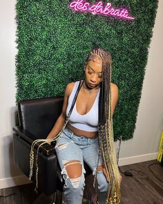 Scap Braids For Black Women, Lemonade Braids Long, Blonde Feed In Braids, Raven Hair, Weave Hairstyles Braided, Lemonade Braids, Braided Hairstyles For Black Women Cornrows, African Tops