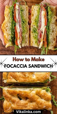 how to make focaccia sandwich