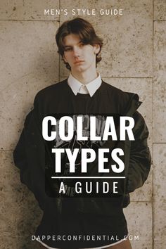 man with crisp white collar Collar Types, Shirt Collar Types