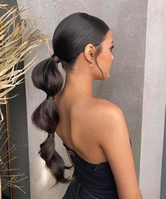 Beautiful Ponytail Hairstyles, Beautiful Ponytail, Simple Braids, Elegant Ponytail, Peinados Fáciles Para Cabello Corto, Formal Hairstyles