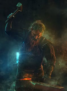 Underwater Welder, Environmental Portrait, Goblin Art, Tig Welder, Mig Welder, Environmental Portraits, Legends And Myths, The Forge