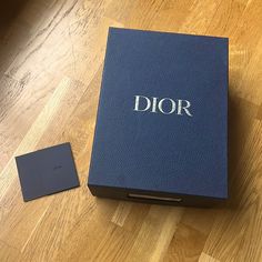 Dior Shoe Box With Pamphlet Box In Good Condition Great For Closet Display Open To Offers Closet Display, Shoe Box Design, Empty Gift Boxes, Dior Watch, Royal Blue Shoes, Closet Accessories, Storage Closet Organization, Dior Shoes, Keepsake Gift