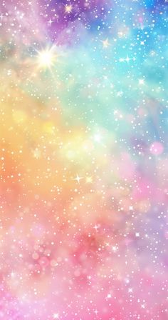 an abstract background with stars and pastel colors