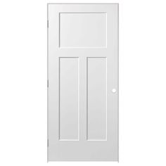 a white door on a white background