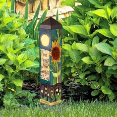 Outdoor Memorials - Memorial Garden Art Pole | Never Be Forgotten Garden Posts Decorative, Peace Pole Diy, Peace Poles, Unique Sympathy Gifts, Peace Pole, Garden Totem, Art Pole, Garden Totems, Garden Poles