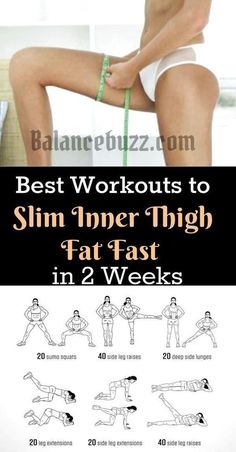 Inner Thigh Workouts, Best Inner Thigh Workout, Thigh Workouts, Best Workouts, Leg Workout At Home, Beginner Workouts, Lose Thigh Fat