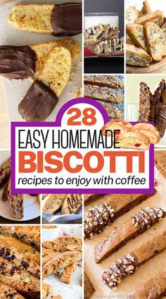 easy homemade biscotti recipes to enjoy with coffee