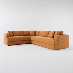 Our bold, contemporary Ridley Collection shows off clean lines and beveled block arms. The relaxed aesthetic features a deep, low bench seat for an ultra-comfy sit. | Ridley Foam Comfort 2-Piece Sectional with Right-Facing Sofa in Contessa Ginger | by Value City Furniture Low Bench, Relaxed Aesthetic, American Signature Furniture, Value City Furniture, Four Season, Living Room Sectional, City Furniture, Bench Seat, Living Room Sofa