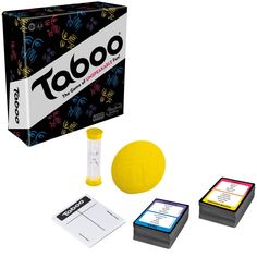 the tacoo game is in its box and ready to play