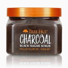 Tree Hut Charcoal Scrub Enjoy This Gentle Exfoliator, The Tree Hut Shea Sugar Scrub With The Ingredient Of Charcoal. Tree Hut Sugar Scrubs Are Infused With Certified Shea Butter, And An Array Of Natural Oils, Including Evening Primrose, Safflower Seed, Sweet Almond, Avocado, And Orange Oil. This Scrub Provides Intense Exfoliation And Moisturization, Leaving Your Feeling Soft And Smooth While Providing Powerful Hydration. 100% Pure Natural Shea Butter - Premium Deep Moisturizer That Wonderfully S Tree Hut Sugar Scrub, Rangement Makeup, Charcoal Scrub, Black Sugar, Milk Cleanser, Body Creams