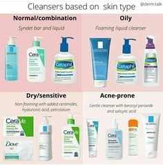 Skin Care Procedures, Haut Routine, Acne Prone Skin Care, Face Skin Care Routine, Skin Advice, Types Of Skin