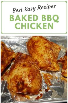 Baked Barbecue Chicken Breast, Barbecue Chicken Breast, Barbecue Chicken Breast Recipes, Baked Barbecue Chicken, Split Chicken Breast, Easy Sauce Recipe, Bbq Chicken Breast, Chicke Recipes