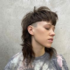 Mullet Haircut Woman, Mohawk Mullet, Long Mullet, Blonde Moments, Haircut Pictures