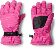 Columbia Core Gloves Pink Ice Sparkler L Scarfs, Columbia, Skiing, Gloves