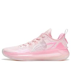 Li-Ning LiRen 3 V2 Low 'Sakura Pink' ABAT073-2 Basketball Shoes Pink, Li Ning Shoes, Hoop Shoes