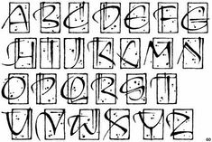 an old english alphabet with some type of letters and numbers, vintage line drawing or engraving illustration