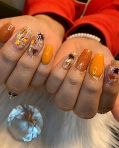 Fall Overlay, Nail Appointment, Halloween Nail Art, Nail Inspiration, Nails On Fleek, Nail Tech, Halloween Nails, Natural Nails