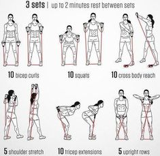 a poster showing how to do an exercise