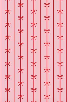 Cute Patterns Aesthetic, Red Pink Decor, Holiday Prints Pattern, Bows And Ribbons, Bow Pattern Wallpaper, Red And Pink Pattern, Red And Pink Aesthetic Vintage, Red Bows Aesthetic, Red And Pink Party Decorations