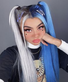 Egirl Vibes, Kristen Hancher, Κούρεμα Bob, Short Grunge Hair, Hair Streaks, Hair Color Pastel, Hair Dye Ideas