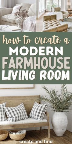 Modern farmhouse living room ideas and decor. Modern Farmhouse Living Room Rugs, Modern Farmhouse Living Room Ideas, Living Room Redesign, Cozy Farmhouse Living Room, Farmhouse Sofa, Farmhouse Living Room Ideas, Modern Farmhouse Living Room Decor, Farmhouse Living Room Decor, Modern Farmhouse Living