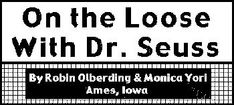 an advertisement for dr seuss's on the loose with dr seusss