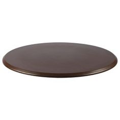 an empty brown plate on a white background