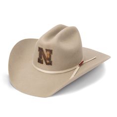 Howdy, Nebraska Huskers fans! Spruce up your wardrobe with a little country flair courtesy of this Authentic Felt Cowboy Hat. Exquisite details from USCAPE x Seager adorn the debut design, including a 4 1/2" cattleman crown, 4" brim with Western Flange and two-cord ribbon hat-band with a custom Nebraska Huskers pin. A brown leather sweatband with gold foil and a sleek black silk liner ensures deluxe comfort for the wearer. It is one mighty fine piece of headwear for the modern Nebraska Huskers supporter. American Style Adjustable Hat With Flat Brim, American Style Adjustable Flat Brim Hat, Country Style Flat Bill Hats For Ranch, Adjustable American Hat With Curved Brim, American Style Adjustable Hat With Curved Brim, American Style Curved Brim Hat, One Size, American Style Curved Brim Hat, Country Style Cap For Rodeo, Country Style Ranch Hats